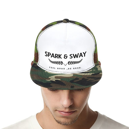 Spark & Sway Baseball Cap flat glue rear hollow (multi-color optional)