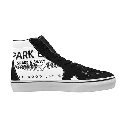 Spark & Sway Men's High Top Canvas Shoes (Model E001-1)